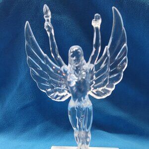 Victory trophy Award Clear with marble base. 6" tall 2010 beauty pageant